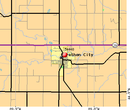 Marathon, WI (54448) map