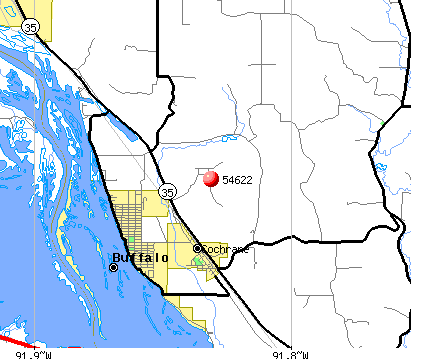 Cochrane, WI (54622) map