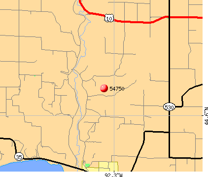 Maiden Rock, WI (54750) map