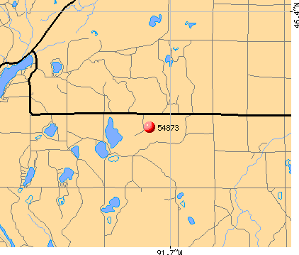 Solon Springs, WI (54873) map