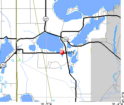 Reserve, WI (54876) map