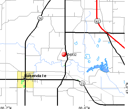 Eldorado, WI (54932) map