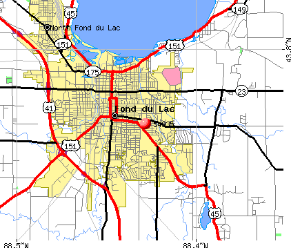 Fond Du Lac Zip Code Map - Oconto County Plat Map