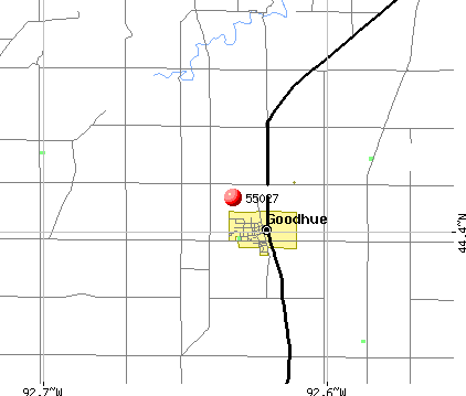Goodhue, MN (55027) map