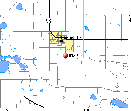 Lonsdale, MN (55046) map