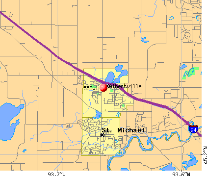 Otsego, MN (55301) map