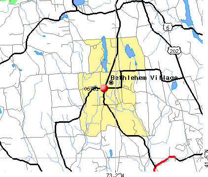 Bethlehem, CT (06751) map