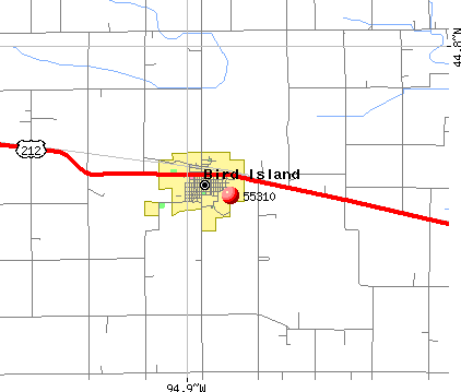 Bird Island, MN (55310) map