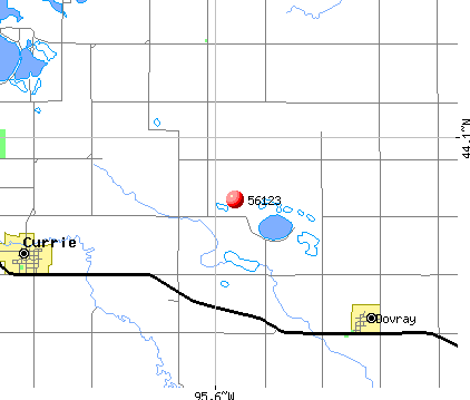 Currie, MN (56123) map