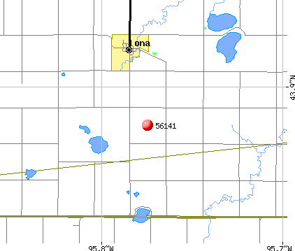 Iona, MN (56141) map
