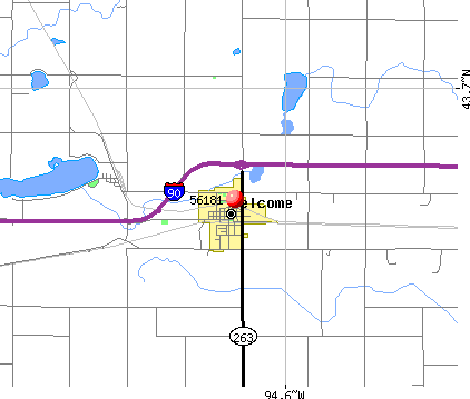 Welcome, MN (56181) map