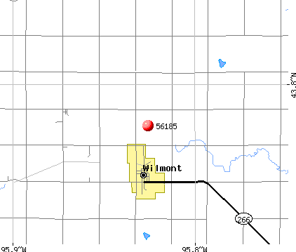 Wilmont, MN (56185) map