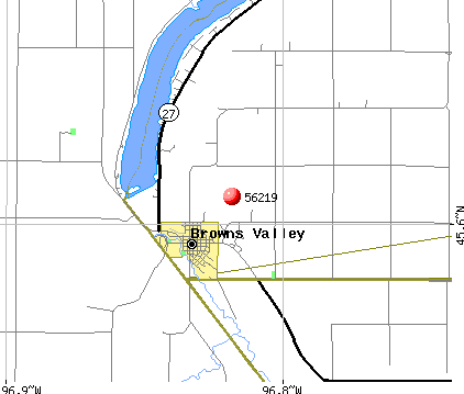 Browns Valley, MN (56219) map