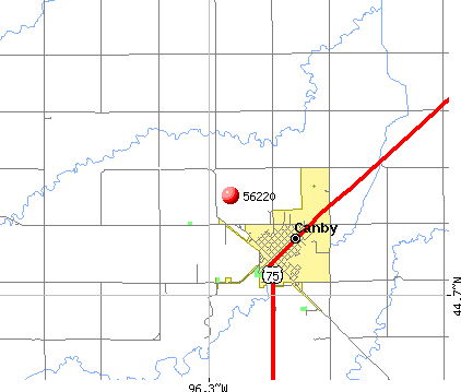Canby, MN (56220) map