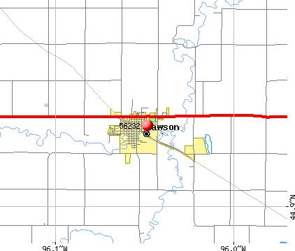 Dawson, MN (56232) map