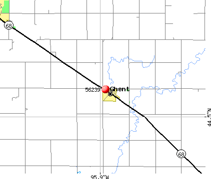 Ghent, MN (56239) map