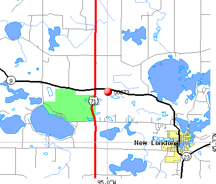 New London, MN (56273) map