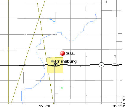 Prinsburg, MN (56281) map