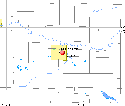 Seaforth, MN (56287) map