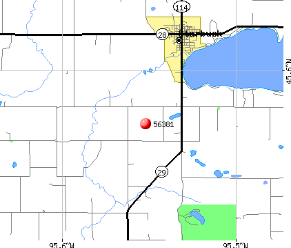 Starbuck, MN (56381) map