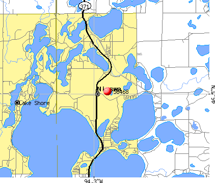 Nisswa, MN (56468) map