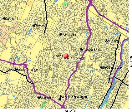Glen Ridge, NJ (07028) map