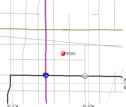 South Shore, SD (57263) map