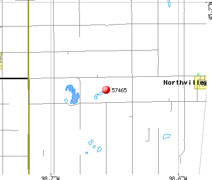 Northville, SD (57465) map