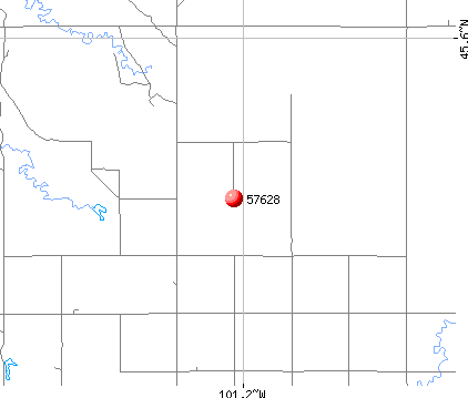 , SD (57628) map