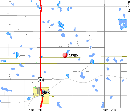 max nd zip code max nd zip code