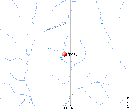 Gardiner, MT (59030) map