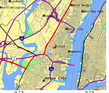 Jersey City Zip Code Map - Maping Resources