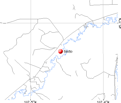 Lodge Grass, MT (59050) map