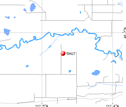 Cut Bank, MT (59427) map