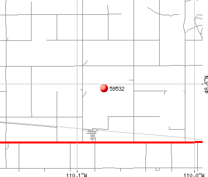 Kremlin, MT (59532) map
