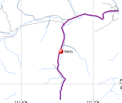 Basin, MT (59631) map