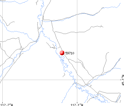 Alder, MT (59710) map