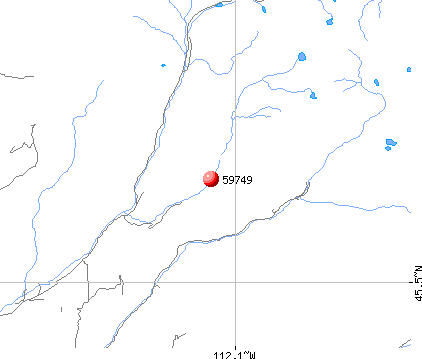 Sheridan, MT (59749) map
