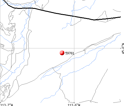 Wisdom, MT (59761) map