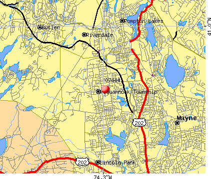 , NJ (07444) map