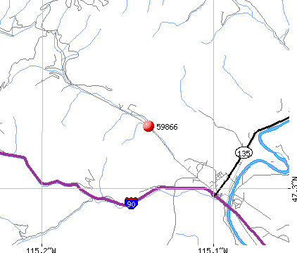 St. Regis, MT (59866) map