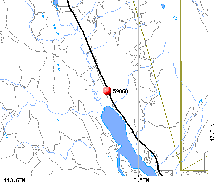 Seeley Lake, MT (59868) map