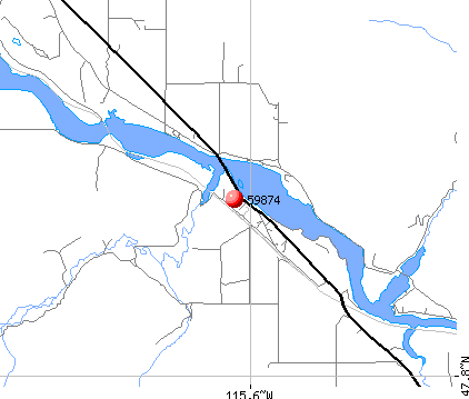 Trout Creek, MT (59874) map