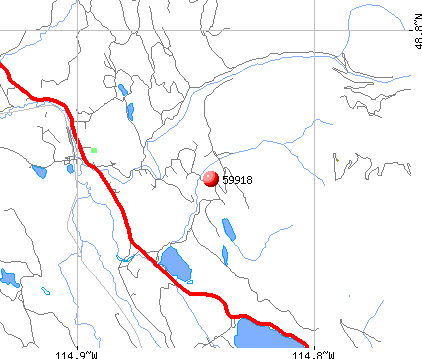 Fortine, MT (59918) map