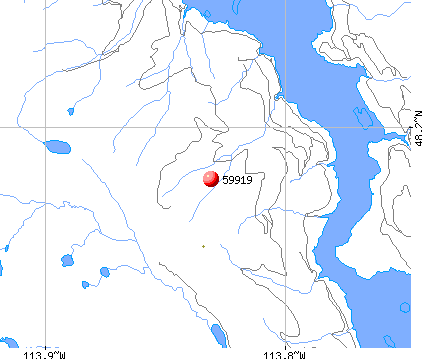 Hungry Horse, MT (59919) map