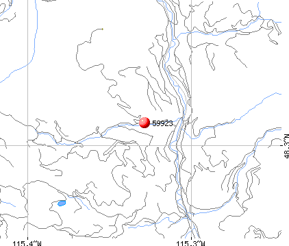 Libby, MT (59923) map