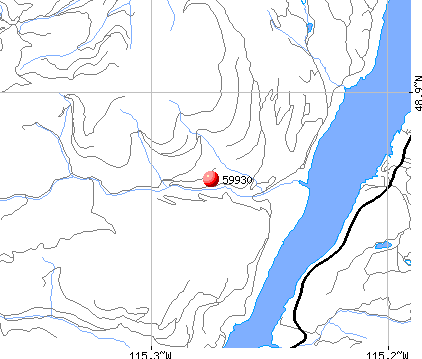 Rexford, MT (59930) map