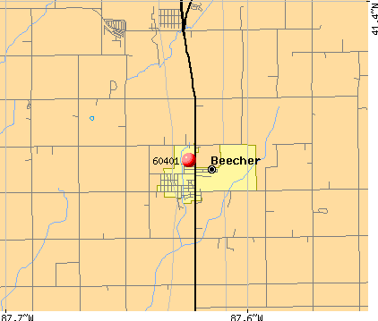 Beecher, IL (60401) map