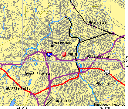 Paterson, NJ (07513) map