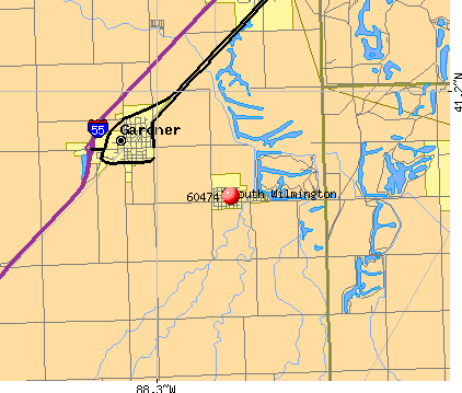 South Wilmington, IL (60474) map